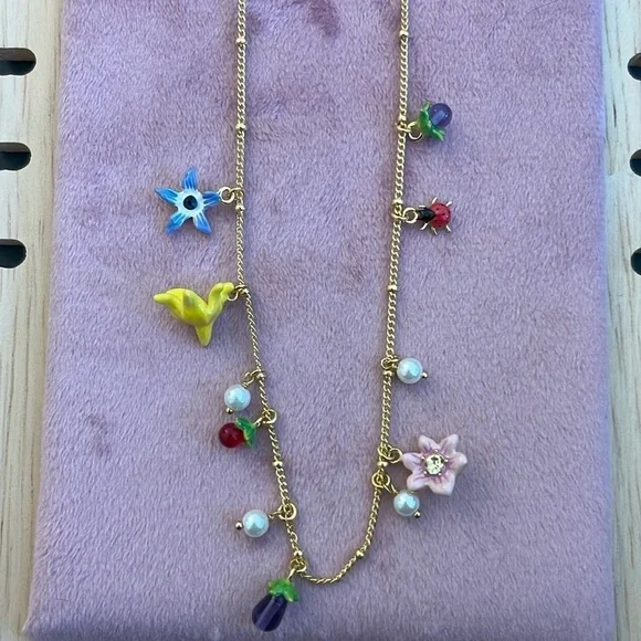 Les NEREIDES mixes flower 🌸 necklace - Picture 3 of 4